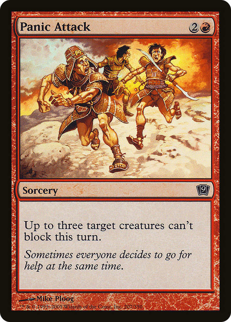 Panic Attack (9ED-207) [9th Edition] Foil MTG Single Wizards of the Coast