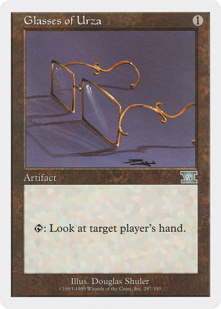 Glasses of Urza (6ED-287) [Classic Sixth Edition] MTG Single Wizards of the Coast