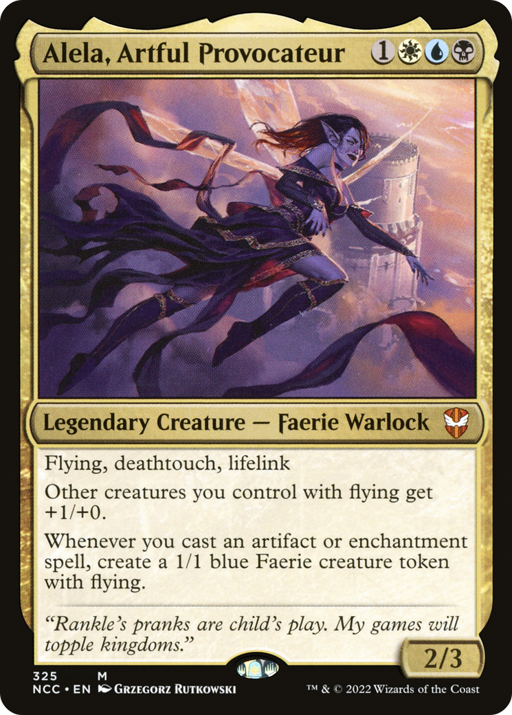 Alela, Artful Provocateur (NCC-325) [New Capenna Commander] MTG Single Wizards of the Coast