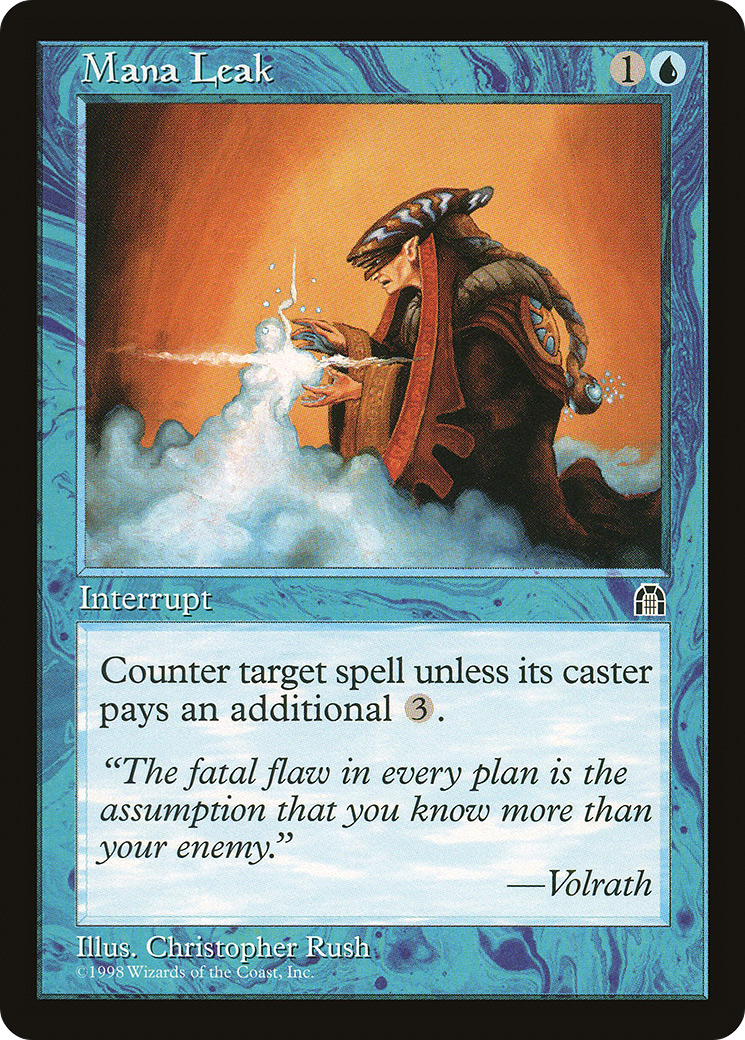 Mana Leak (STH-036) [Stronghold] MTG Single Wizards of the Coast