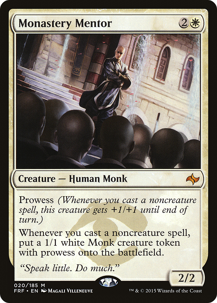 Monastery Mentor (FRF-020) [Fate Reforged] Foil MTG Single Wizards of the Coast