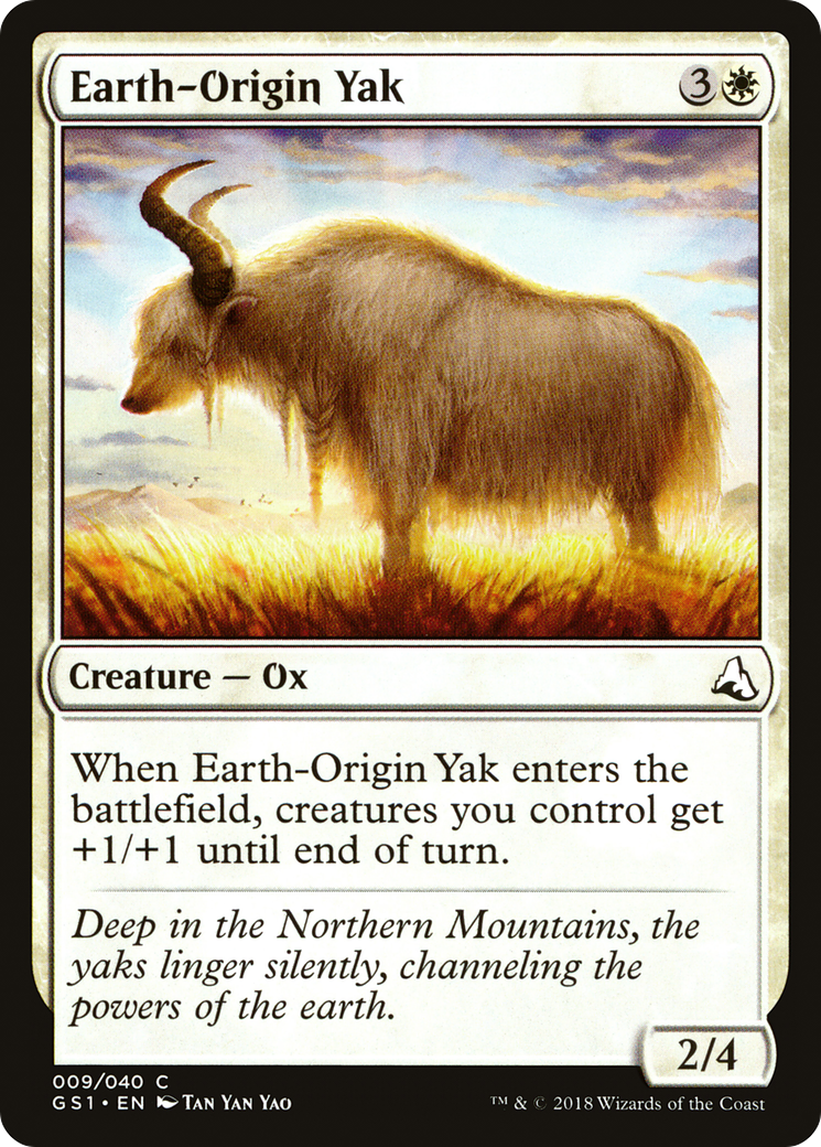 Earth-Origin Yak (GS1-009) [Misc] Global Series Jiang Yanggu & Mu Yanling MTG Single Wizards of the Coast