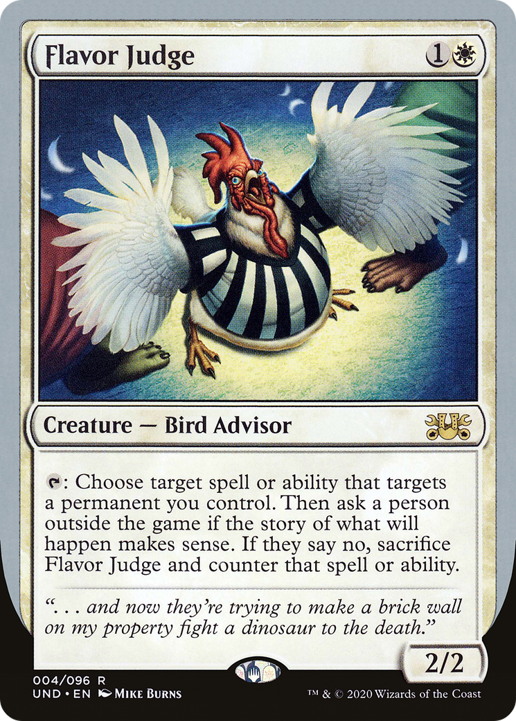 Flavor Judge (UND-004) [Unsanctioned] MTG Single Wizards of the Coast