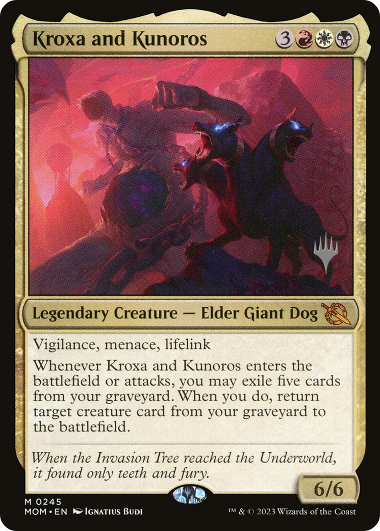 Kroxa and Kunoros (PPMOM-245) [March of the Machine Promos] MTG Single Wizards of the Coast