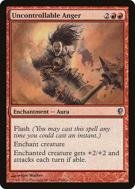 Uncontrollable Anger (CNS-155) [Conspiracy] MTG Single Wizards of the Coast