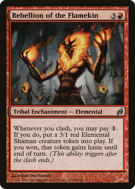 Rebellion of the Flamekin (LRW-188) [Lorwyn] MTG Single Wizards of the Coast