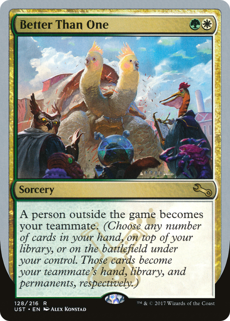 Better Than One (UST-128) [Unstable] MTG Single Wizards of the Coast