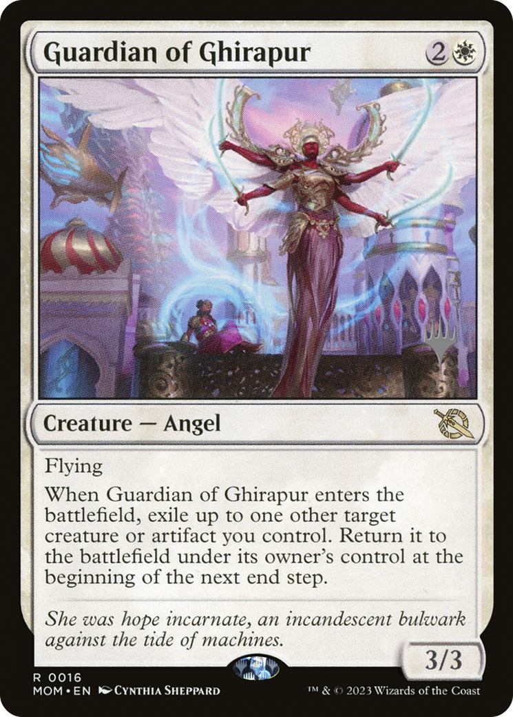 Guardian of Ghirapur (PPMOM-16P) [March of the Machine Promos] Foil MTG Single Wizards of the Coast