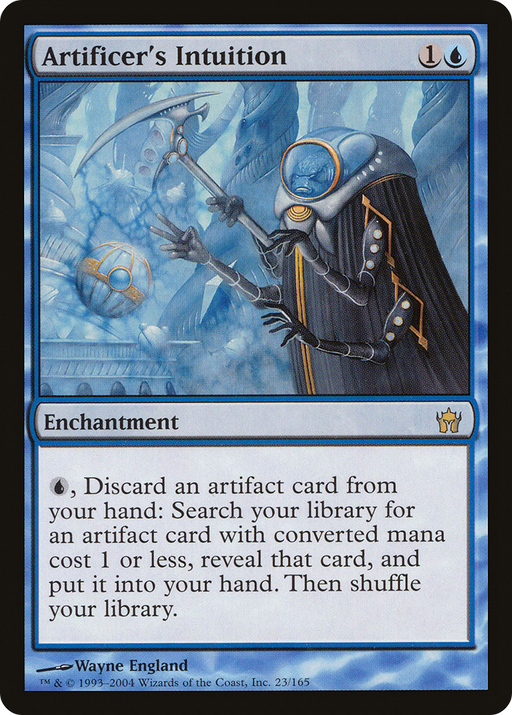 Artificer's Intuition (5DN-023) [Fifth Dawn] MTG Single Wizards of the Coast