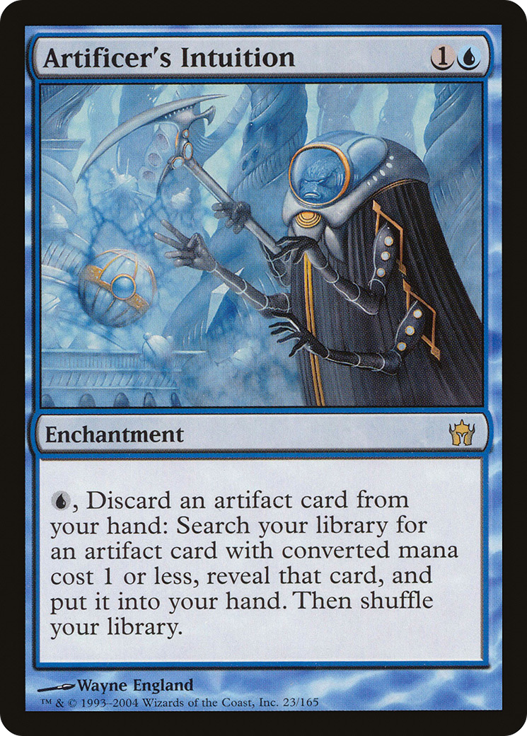 Artificer's Intuition (5DN-023) [Fifth Dawn] Foil MTG Single Wizards of the Coast