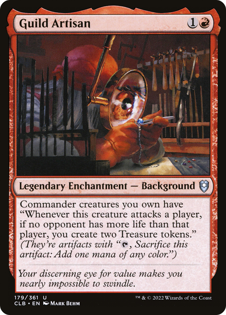 Guild Artisan (CLB-179) [Commander Legends: Battle for Baldur's Gate] Foil MTG Single Wizards of the Coast