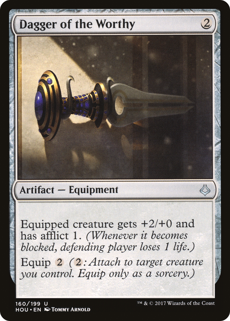 Dagger of the Worthy (HOU-160) [Hour of Devastation] Foil MTG Single Wizards of the Coast