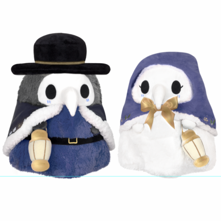 Squishable: Mini Frosty Plague Doctor and Nurse Set Toys & Plushes Squishable   