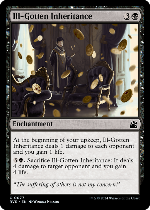 Ill-Gotten Inheritance (RVR-077) [Ravnica Remastered] MTG Single Wizards of the Coast