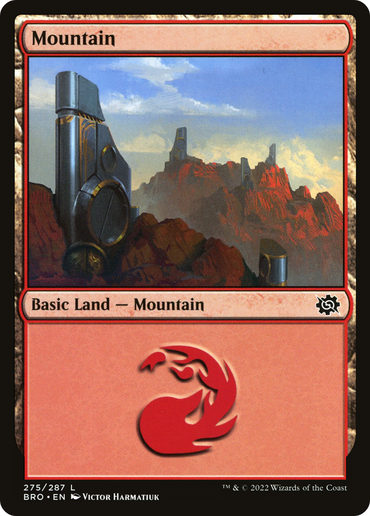 Mountain (BRO-275) [The Brothers' War] MTG Single Wizards of the Coast