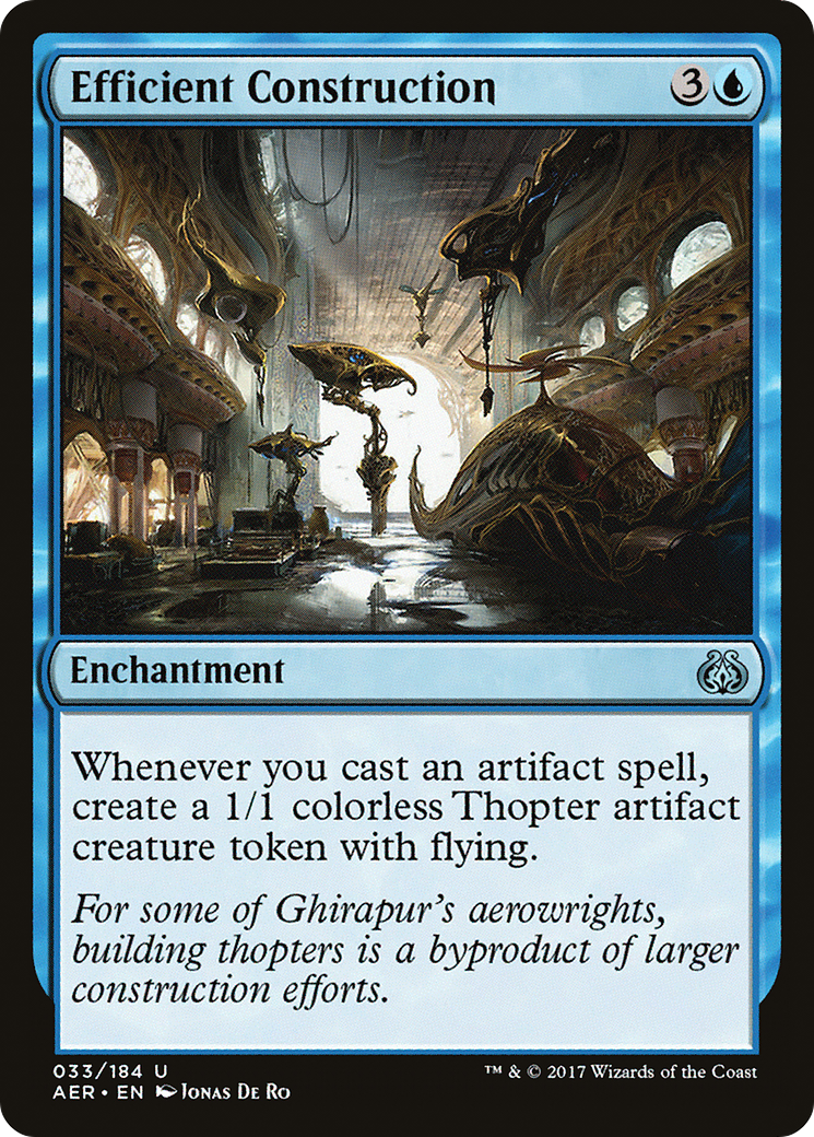 Efficient Construction (AER-033) [Aether Revolt] Foil MTG Single Wizards of the Coast