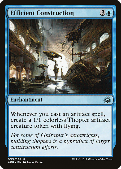 Efficient Construction (AER-033) [Aether Revolt] Foil MTG Single Wizards of the Coast