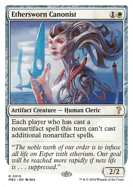 Ethersworn Canonist (White Border) (MB2-010) [Mystery Booster] Mystery Booster 2 MTG Single Wizards of the Coast