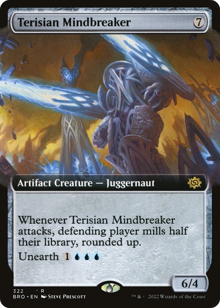 Terisian Mindbreaker (BRO-322) [The Brothers' War] (Extended Art) MTG Single Wizards of the Coast