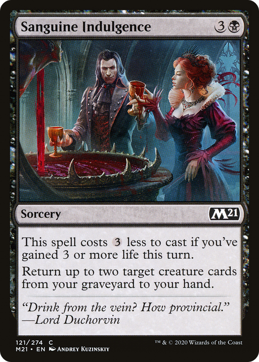 Sanguine Indulgence (M21-121) [Core Set 2021] MTG Single Wizards of the Coast