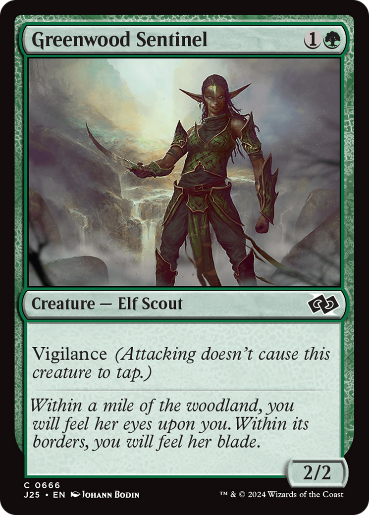 Greenwood Sentinel (J25-666) [Foundations Jumpstart] MTG Single Wizards of the Coast