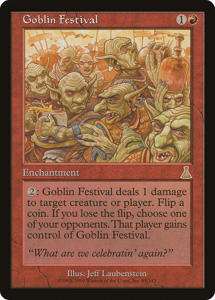 Goblin Festival (UDS-083) [Urza's Destiny] Foil MTG Single Wizards of the Coast