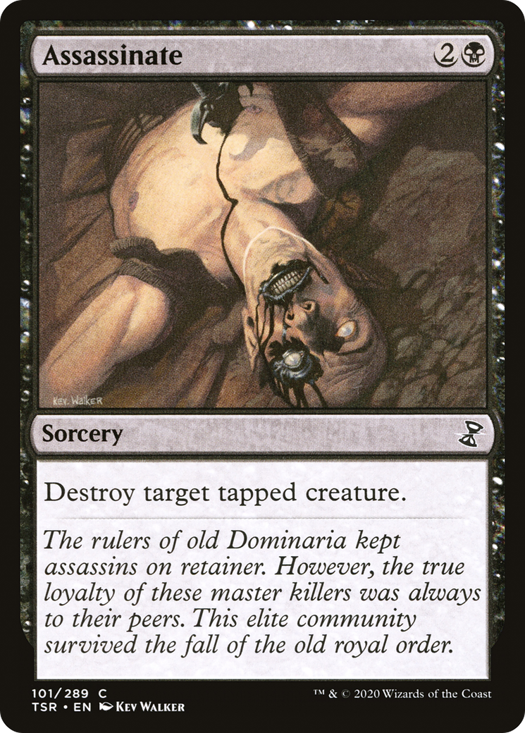 Assassinate (TSR-101) [Time Spiral Remastered] Foil MTG Single Wizards of the Coast