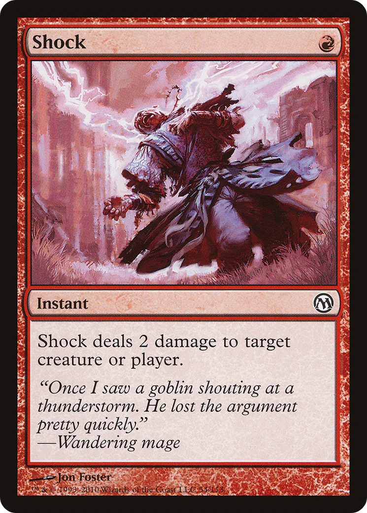 Shock (DPA-054) [Misc] Duels of the Planeswalkers MTG Single Wizards of the Coast