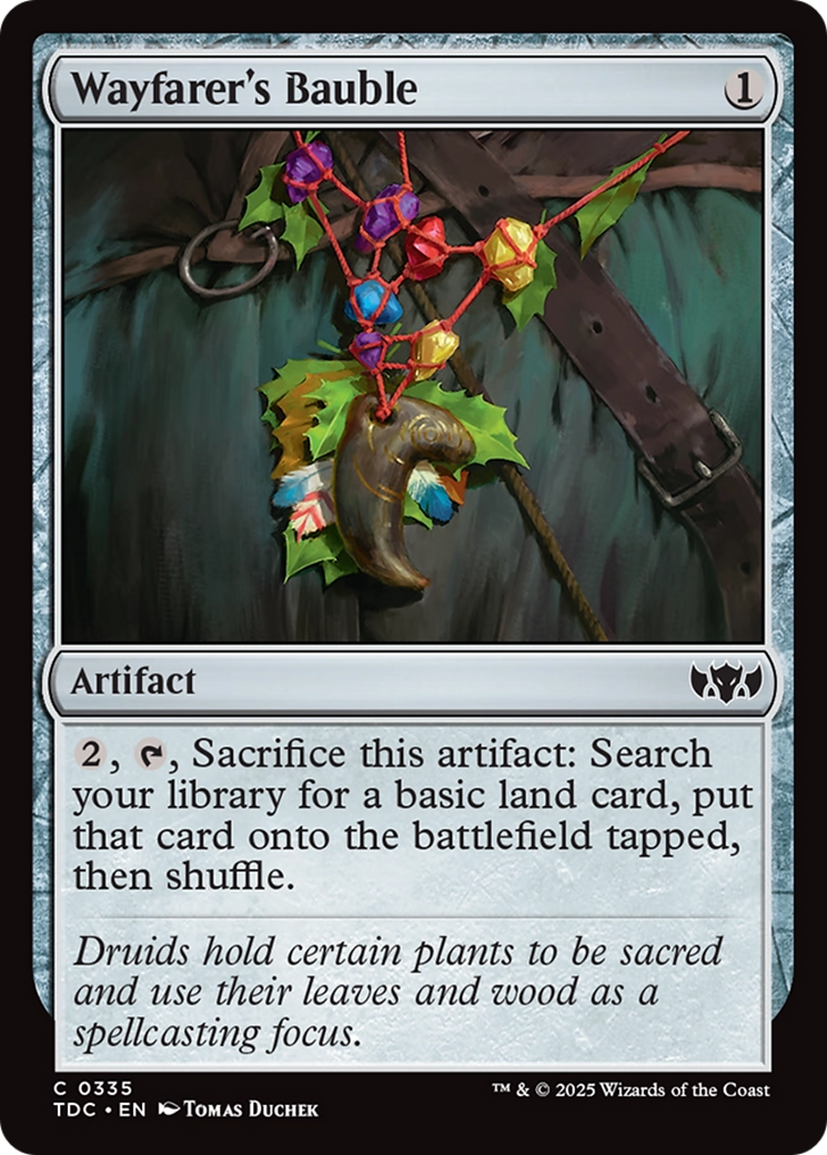 Wayfarer's Bauble (TDC-335) [Commander: Tarkir: Dragonstorm] MTG Single Wizards of the Coast