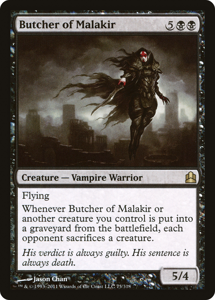 Butcher of Malakir (CMD-075) [Commander 2011] MTG Single Wizards of the Coast