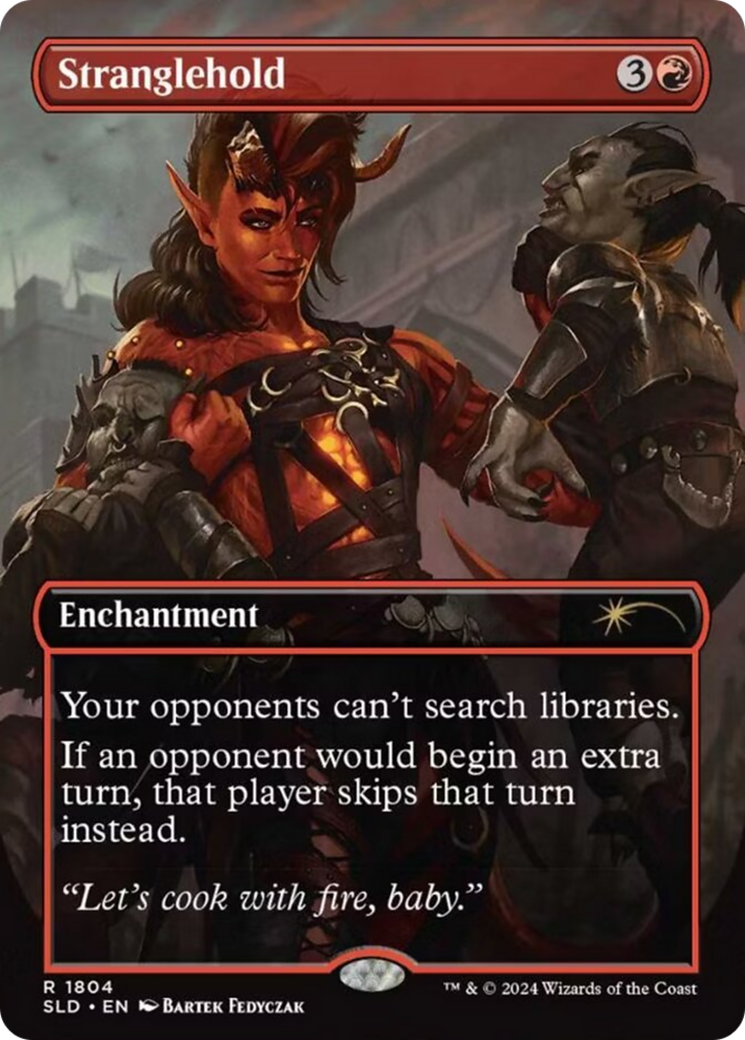 Stranglehold (SLD-1804) [Secret Lair] Drop (Borderless) Foil MTG Single Wizards of the Coast