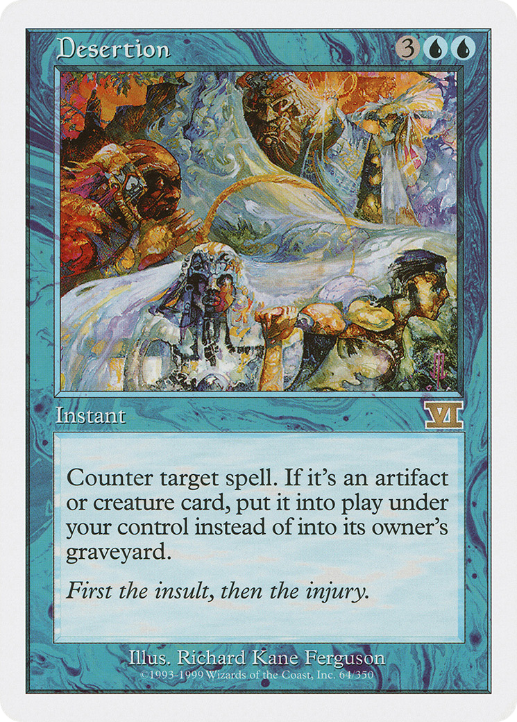 Desertion (6ED-064) [Classic Sixth Edition] MTG Single Wizards of the Coast