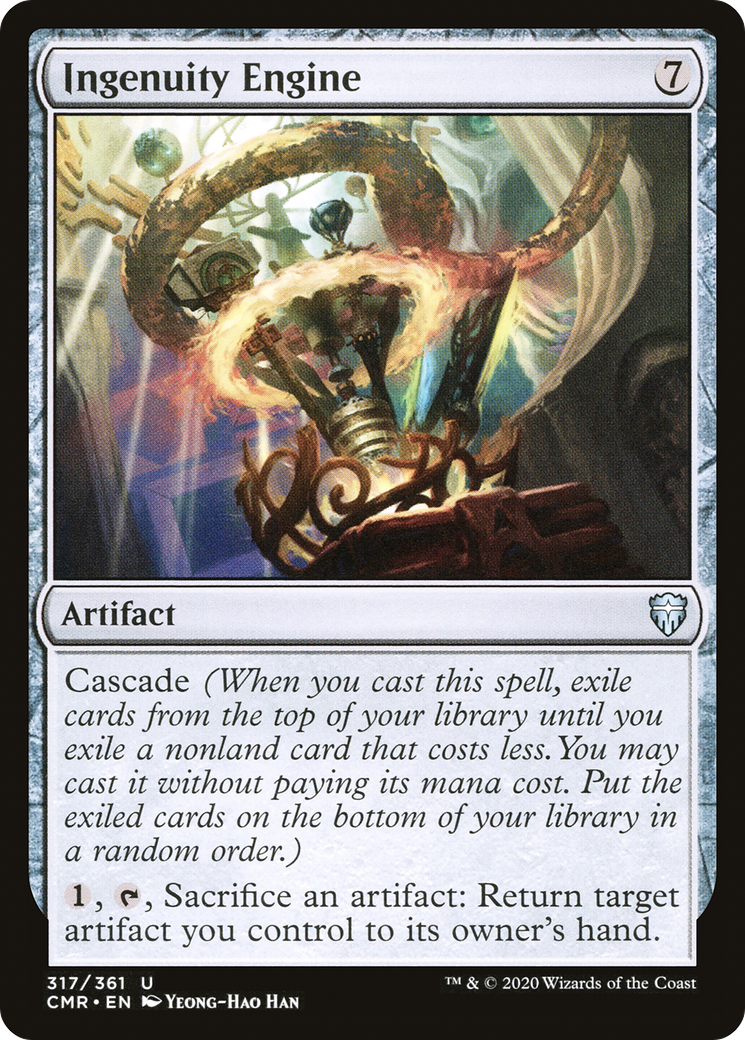 Ingenuity Engine (CMR-317) [Commander Legends] Foil MTG Single Wizards of the Coast