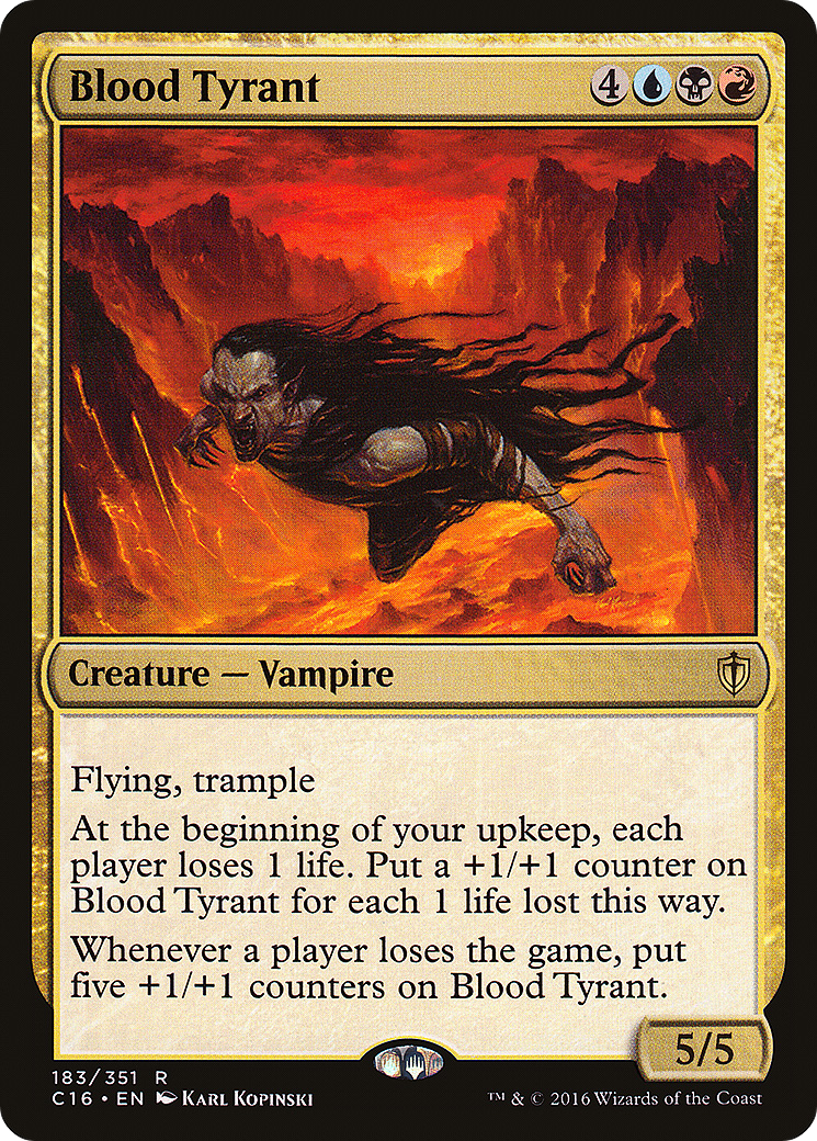Blood Tyrant (C16-183) [Commander 2016] MTG Single Wizards of the Coast