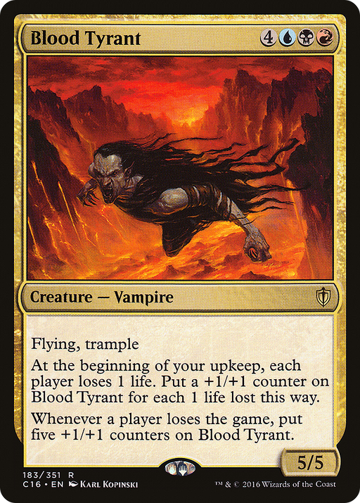 Blood Tyrant (C16-183) [Commander 2016] MTG Single Wizards of the Coast