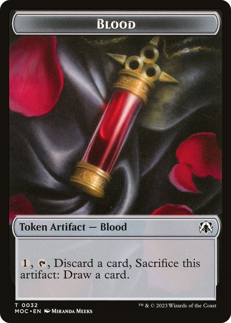 Blood (TMOC-032) [Tokens] March of the Machine Commander Tokens MTG Single Wizards of the Coast