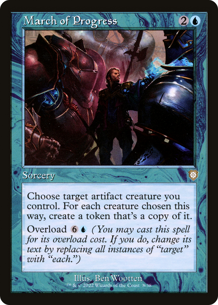 March of Progress (BRC-008) [The Brothers' War Commander] MTG Single Wizards of the Coast
