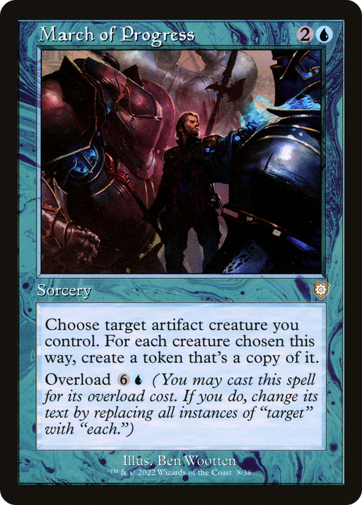 March of Progress (BRC-008) [The Brothers' War Commander] MTG Single Wizards of the Coast