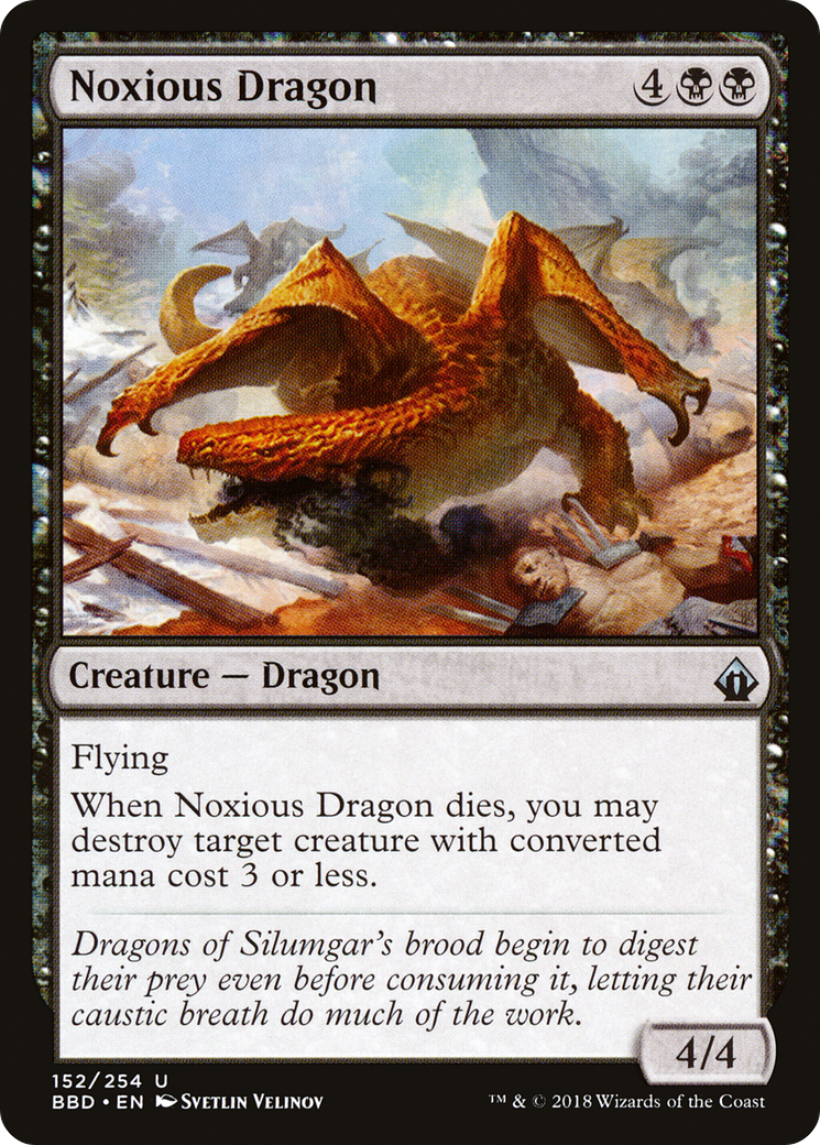 Noxious Dragon (BBD-152) [Battlebond] Foil MTG Single Wizards of the Coast