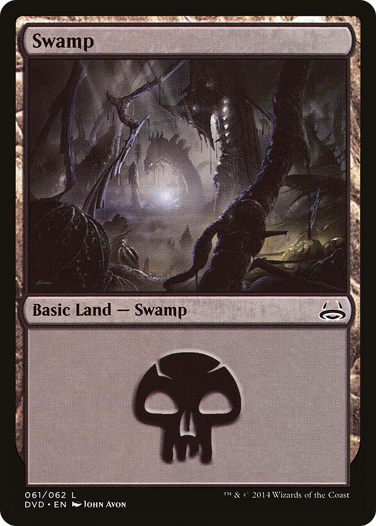 Swamp (61) (Divine vs Demonic) (DD3-061) [Misc] Duel Decks Anthology: Divine vs. Demonic MTG Single Wizards of the Coast