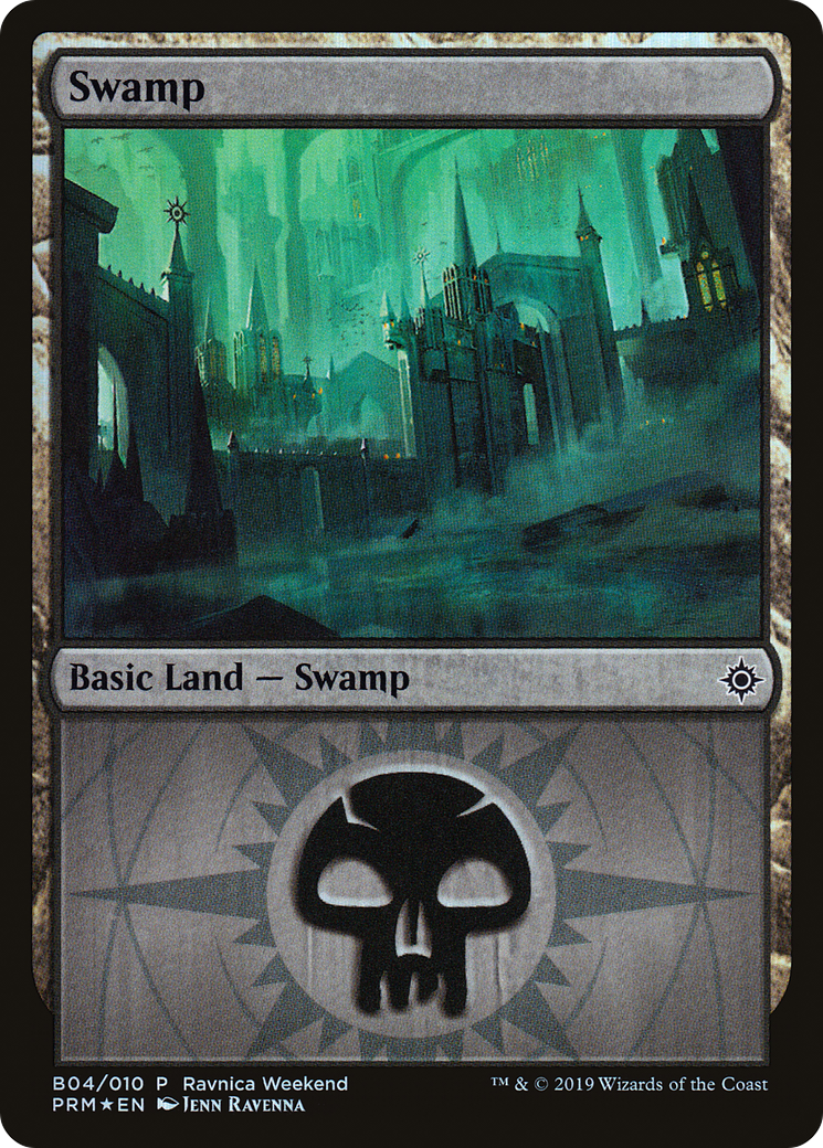 Swamp - Orzhov (B04) (LARP-004) [Misc] RNA Ravnica Weekend Foil MTG Single Wizards of the Coast
