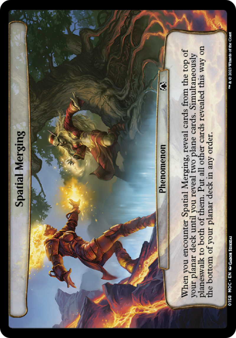 Spatial Merging (MOC-158) [March of the Machine Commander] MTG Single Wizards of the Coast