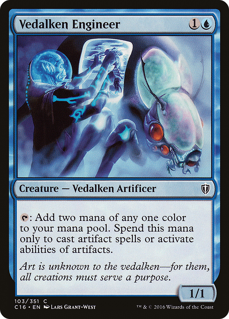 Vedalken Engineer (C16-103) [Commander 2016] MTG Single Wizards of the Coast
