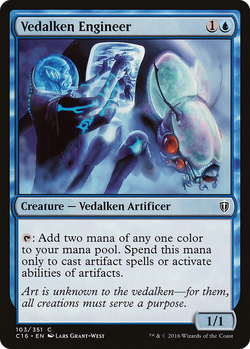 Vedalken Engineer (C16-103) [Commander 2016] MTG Single Wizards of the Coast