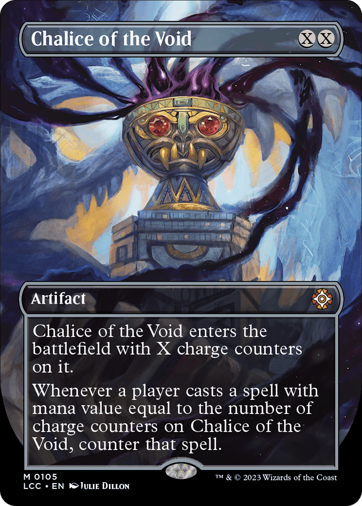 Chalice of the Void (LCC-105) [The Lost Caverns of Ixalan Commander] (Borderless) Foil MTG Single Wizards of the Coast