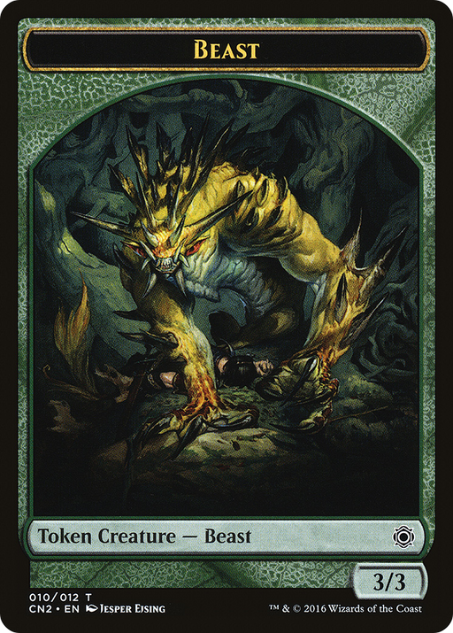 Beast (CN2-010) [Tokens] Conspiracy: Take the Crown Tokens MTG Single Wizards of the Coast