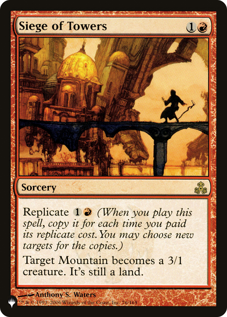 Siege of Towers (LIST-GPT-76) [Mystery Booster] The List MTG Single Wizards of the Coast