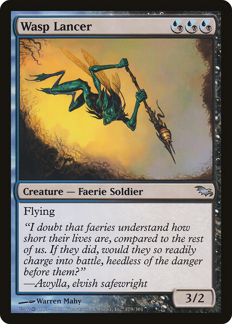 Wasp Lancer (SHM-179) [Shadowmoor] MTG Single Wizards of the Coast