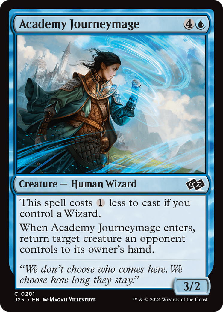 Academy Journeymage (J25-281) [Foundations Jumpstart] MTG Single Wizards of the Coast