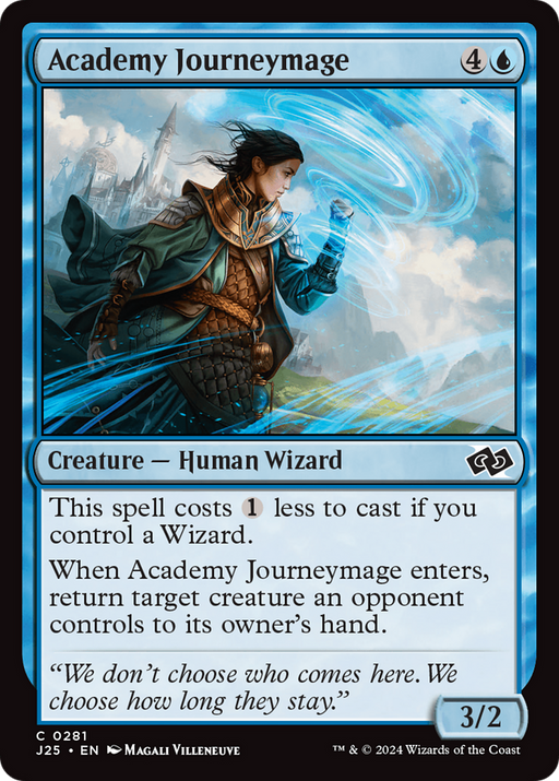 Academy Journeymage (J25-281) [Foundations Jumpstart] MTG Single Wizards of the Coast